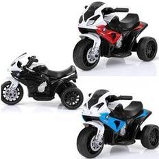 Electric Ride-on Bikes Gymax Kids Ride On Motorcycle Bmw Licensed 6V Electric 3 Wheels Bicycle W/ Musicandlight Black