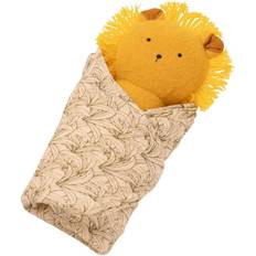 Manhattan Toy Lion Baby Rattle & Soft Cotton Burp Cloth