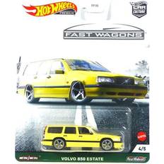 Hot Wheels Car Culture Fast Wagons Volvo 850 Estate Wagon Yellow 2021 NEW