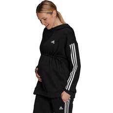 Adidas Essentials 3-stripes Maternity Hoodie Black/White (GS8615)