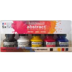 Sennelier Abstract Ink 30 ml Primary Set, 5 Colors