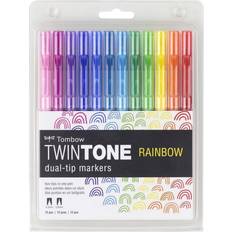 Tombow Arts & Crafts Tombow Twintone Markers Rainbow