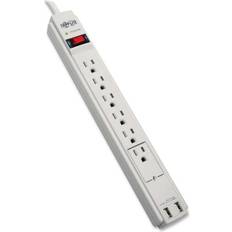 Tripp Lite Power Strips & Extension Cords Tripp Lite TRPTLP606USB, 6-outlet 2100J Surge Protector, 1 Each