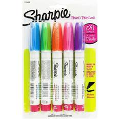 Sharpie Oil-Based Paint Marker, Medium Point, Metallic Silver Ink, Pack of 3