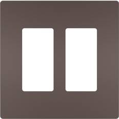 Legrand Electrical Enclosures Legrand Rwp262dbcc6 Radiant 2 Gang Wall Plate, Dark Bronze