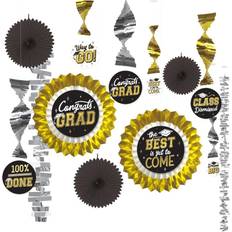 Party Decorations Amscan Graduation Decorating Kit (13-Piece) Multicolor