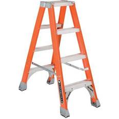 Combination Ladders 4 ft. Fiberglass 300 lb. Twin Stepladder, Type IA