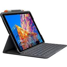 Ipad 9th generation keyboard Logitech Slim Folio Protective Bluetooth Keyboard Case 10.2" iPad 9th Gen