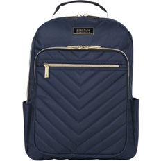 Women Computer Bags Kenneth Cole Chelsea Chevron Quilted Computer Backpack 15.6" - Navy