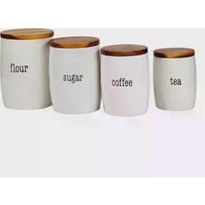 Certified International Just Words Kitchen Container 4pcs