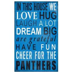 Fan Creations Carolina Panthers House Sign