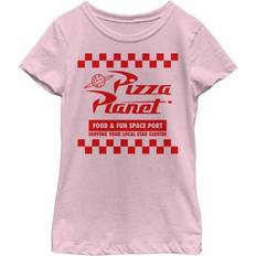 Fifth Sun Girl's Toy Story Pizza Planet Uniform T-shirt - Light Pink (PXTS00064GTS)