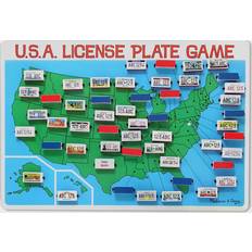 Melissa & Doug U.S.A. License Plate Game Travel Game Travel