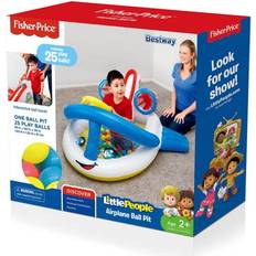Bestway Fisher Price Little People Airplane Ball Pit Set - 25 balls