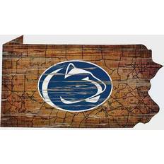 Penn State Nittany Lions Distressed State Wall Art