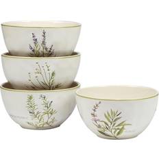 Certified International Fresh Herbs Dessert Bowl 13.335cm 4pcs