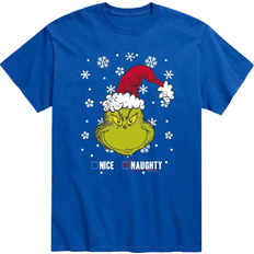 Airwaves Dr. Seuss The Grinch Naughty or Nice T-shirt - Blue