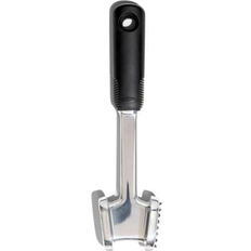 Norpro Grip-EZ Stainless Steel Meat Pounder, Black/Silver