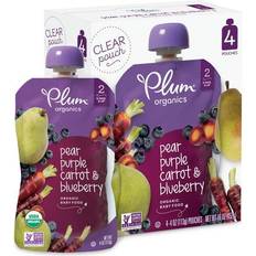 Stage 2 Pear, Purple Carrot & Blueberry Baby Food 4pack