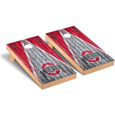 Victory Tailgate Ohio State Buckeyes Weathered Triangle Cornhole Board Set