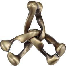 Metal IQ Puzzles Bepuzzled Hanayama Level 6 Cast Puzzle Trinity