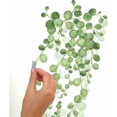 Green Wall Decorations RoomMates String of Pearls Vine Wall Decor