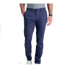 Haggar Iron Free Premium Khaki Slim/Straight Fit Pant - Indigo
