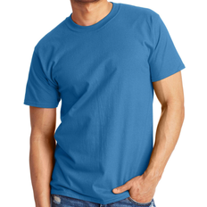 Hanes Beefy-T Crewneck Short-Sleeve T-shirt Unisex - Denim Blue