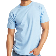 Hanes Beefy-T Crewneck Short-Sleeve T-shirt Unisex - Light Blue