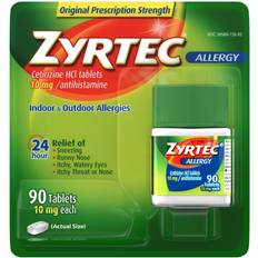 Zyrtec 24 Hour Allergy Relief 10mg 90 pcs Tablet