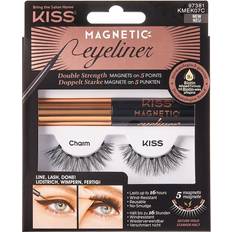 Künstliche Wimpern Kiss Magnetic Eyeliner & Lash Kit Charm