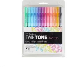 Tombow Markers Tombow TwinTone Marker Set, Pastel