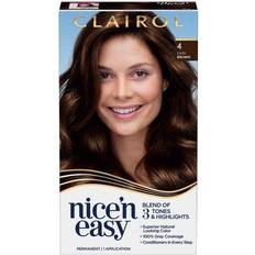 Clairol Nice'n Easy, 4 Dark Brown False