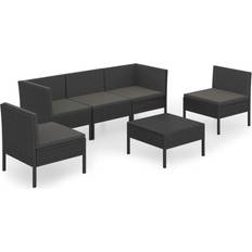 vidaXL 3094345 Lounge-Set, 1 Bord inkl. 5 Soffor