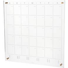 Presentation Boards Russellhazel Standard Acrylic Calendar Whiteboard 2'x2' 60.96x60.96cm