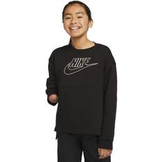 Nike Kid's Pack French Terry Sweatshirt - Black/White (DM8539)