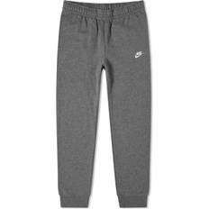 Gray - L - Men Pants & Shorts Nike Sportswear Club Fleece Joggers - Charcoal Heather/Anthracite/White