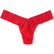 Red Panties Hanky Panky Signature Lace Low Rise Thong - Red