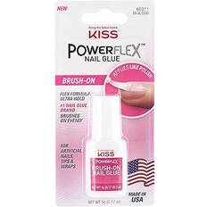Nail Products Kiss PowerFlex Brush-On Nail Glue 0.2oz