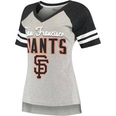 San Francisco Giants G-III 4Her by Carl Banks Women's Goal Line Raglan  V-Neck T