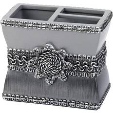 Silver Toothbrush Holders Avanti Braided Medallion (479751)