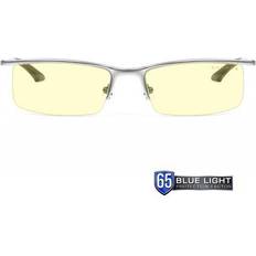 Gunnar Emissary semi rim frame: mercury lens: amber