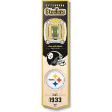 YouTheFan Pittsburgh Steelers 3D Stadium View Banner