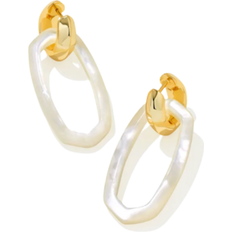 Kendra Scott Danielle Convertible Link Earrings - Gold/Mother of Pearl