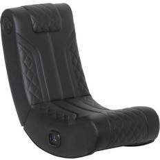 X-Rocker Lux 2.0 Bluetooth Floor Rocker Gaming Chair - Black