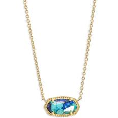 Kendra Scott Elisa Pendant Necklace - Gold/Lapis/Magnesite