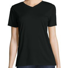 Hanes Sport FreshIQ Cool DRI Performance V-Neck T-shirt Women - Black