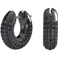 Swarovski Black Jewelry Swarovski Dextera Hoop Earrings - Black/Black