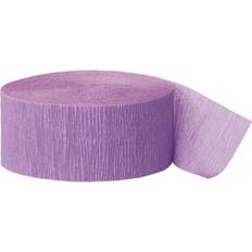 Unique Party Lavender Purple Crepe Paper Streamers, 81ft, 4ct