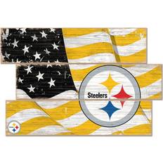 Fan Creations Pittsburgh Steelers 3-Plank Team Flag